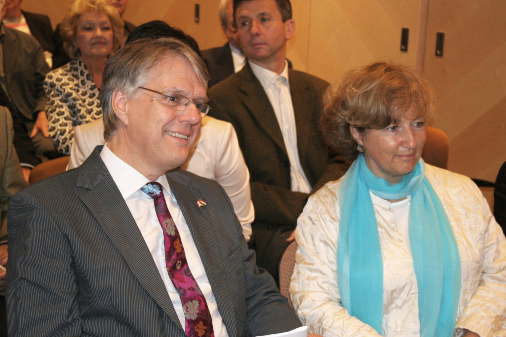 Ambassador Pierre Guimond and Madame Louise Parent.